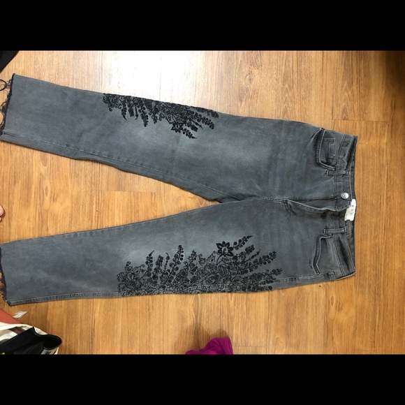 Black Free People Jeans - Picture 2 of 2